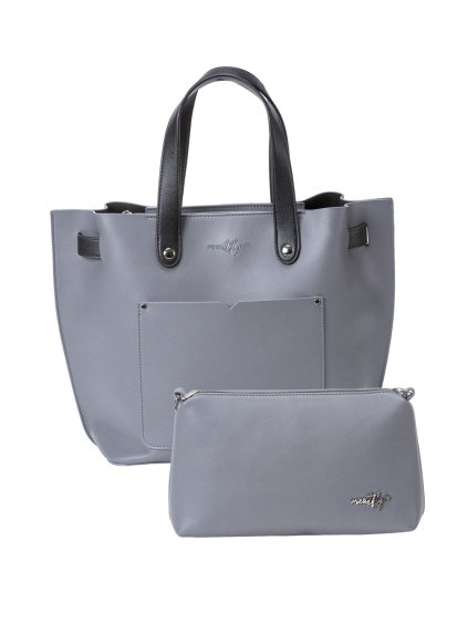 Meatfly kabelka Alma Dark Grey/Black | Černá | Objem 13 L