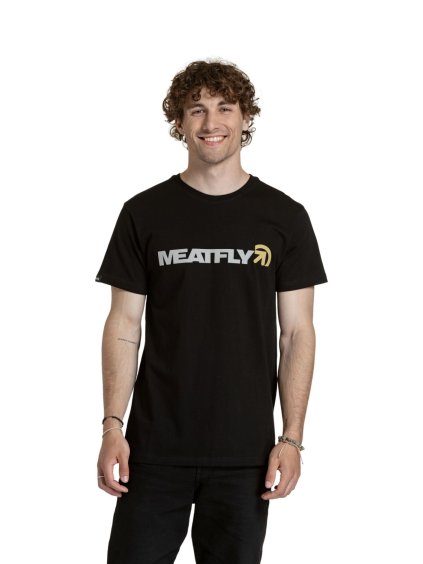 Meatfly pánské tričko Logex Grey / Black (Velikost S)