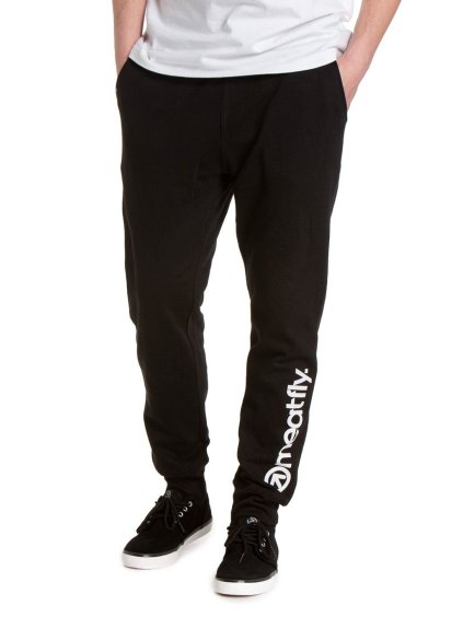 Meatfly pánské tepláky Joy Black (Velikost M)
