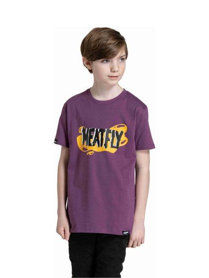Meatfly dětské tričko Fleck Purple