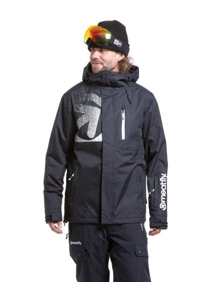 Meatfly pánská SNB & SKI bunda Shader Black