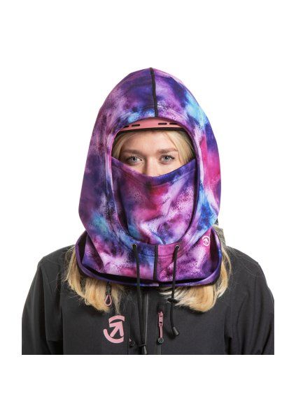 Meatfly kukla Conceal Purple Aquarel oversized