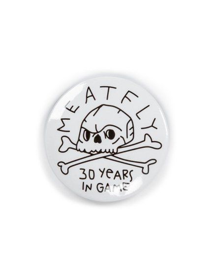 Meatfly odznak Anniversary Skull