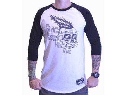 Pánský Raglan BLACK HEART HELL RIDE