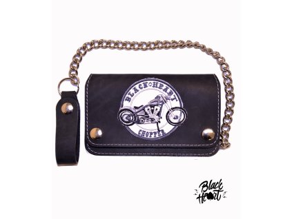 Peněženka BLACK HEART BOBBER WALLET