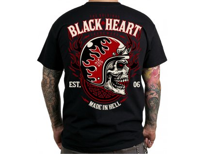 MOTORKÁŘSKÉ black heart HATTER hot rod chopper rockabilly moto shop