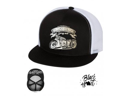 kšiltovka black heart JAWA 350 hot rod chopper clothing