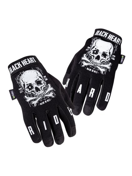 Moto rukavice W-TEC Web Skull
