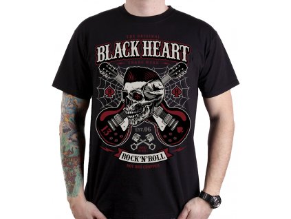 black heart psycho hot rod chopper rockabilly moto shop