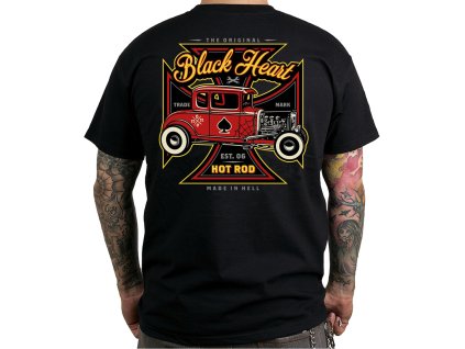 black heart hot rod red baron chopper rockabilly clothing