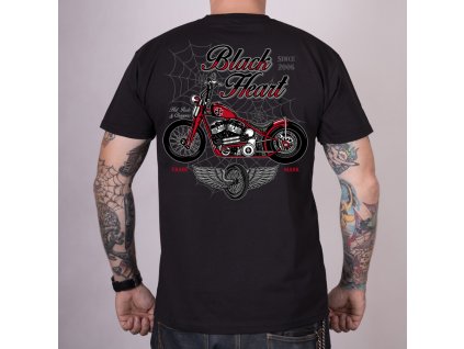 Triko black heart red baron chopper 2