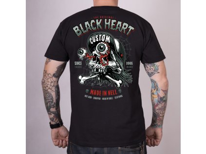 Triko black heart full punk