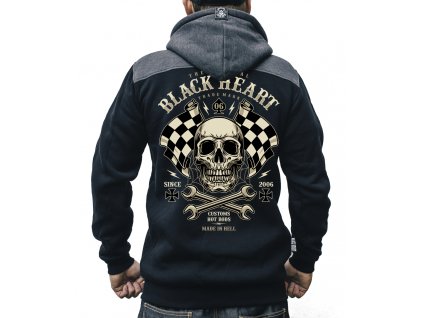 pánská mikina black heart STARTERjpg