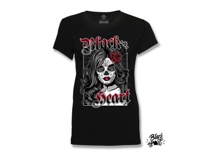 DÁMSKÉ TRIČKO BLACK HEART MUERTE