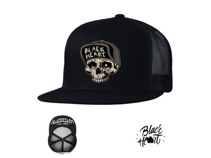 kšiltovka black heart GARAGE BUILT hot rod chopper Uclothing