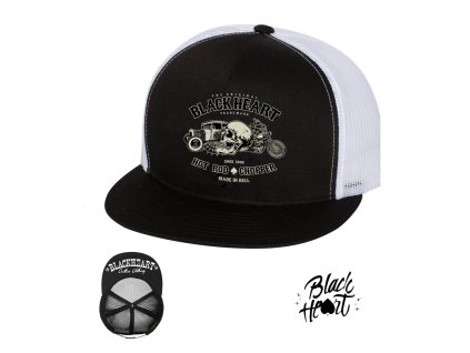 kšiltovka black heart revelation hot rod chopper clothing