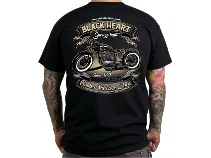 Pánské Trko BLACK HEART JAWA BOBBER