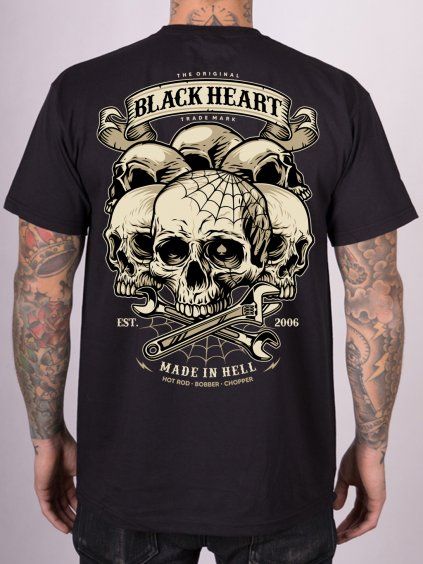 triko black heaT HILL SKULL