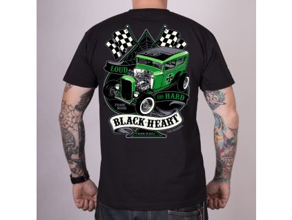 Triko BLACK HEART GREEN ROD 2