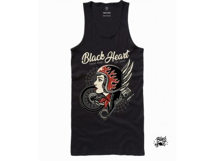 DÁMSKÉ TÍLKO BLACK HEART MOTORCYCLE