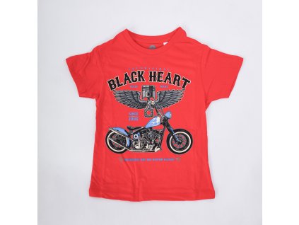 DĚTSKÉ MOTORKÁŘSKÉ TRIČKO BLACK HEART