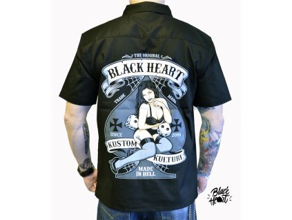 košile black heart hot rod bell