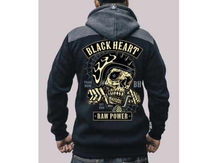 pánská mikina black heart raw power 1jpg