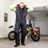 Moto pláštěnka W-TEC Smedava (Barva černá-fluo, Velikost S)