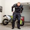 Moto pláštěnka W-TEC Smedava (Barva černá-fluo, Velikost S)