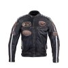 Pánská kožená moto bunda W-TEC Sheawen Vintage