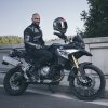 Pánská moto bunda W-TEC Burdys Evo (Barva černo-šedo-zelená, Velikost M)