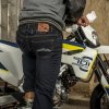 Pánské moto jeansy W-TEC Resoluto (Barva modrá, Velikost S)