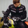 Pánské moto kalhoty W-TEC Kaluzza (Barva černá, Velikost M)