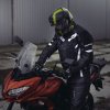 Pánské moto kalhoty W-TEC Kaluzza (Barva černá, Velikost M)