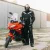 Pánské moto kalhoty W-TEC Kaluzza (Barva černá, Velikost M)