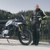 Pánské moto kalhoty W-TEC Spirital (Barva černo-oranžová, Velikost S)