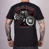 motorkářské tričko black heart chopper