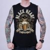 motorkářské triko bez rukavu black heart beer biker 3