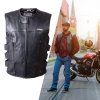 Kožená moto vesta W TEC Trabacho