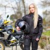 Dámské moto kalhoty W-TEC Propant Lady (Barva černo-růžová, Velikost XS)