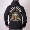 Mikina ZIPOVÁ BLACK HEART BEER BIKER