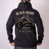 MOTOŘKÁŘSKÁ MIKINA BLACK HEART MOTOCYCLEjpg