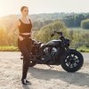 Dámské moto legíny W-TEC Woposum (Barva černá, Velikost XS)