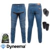 Pánské moto jeansy W-TEC Dynetis (Barva modrá, Velikost XL)
