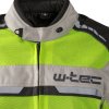 Pánská letní moto bunda W-TEC Saigair (Barva Fluo Yellow-Gray, Velikost S)