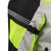 Pánská letní moto bunda W-TEC Saigair (Barva Fluo Yellow-Gray, Velikost S)