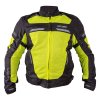 Pánská letní moto bunda W-TEC Saigair (Barva Fluo Yellow-Gray, Velikost S)