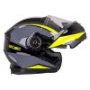 Výklopná přilba W-TEC Banelmeda (Barva šedo-černo-fluo žlutá, Velikost XS (53-54))