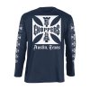 MOTORKÁŘSKÉ Triko WESTCOAST CHOPPERS WCC OG LOGO ATX LONGSLEEVE NAVY