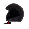 Chopper přilba W-TEC Badachos s brýlemi Atavist (Barva černá lesk, Velikost XS (53-54))